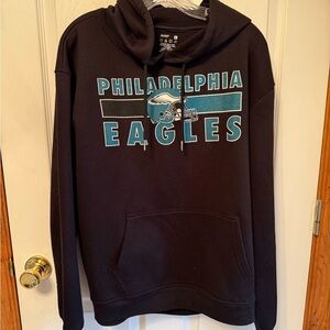 Philadelphia Eagles Black Hoodie Unisex Size Large